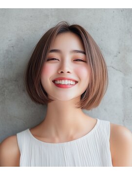 ピーチ バイ ニューヨークニューヨーク(a Peach by NYNY) 大人可愛い大人美人ふんわりカール小顔カットショコラアッシュ