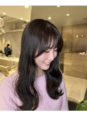 暗髪/艶髪/チョコレートグレージュ