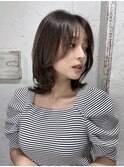 20代30代ワンホンくびれコテ巻き風リバースカール韓国風パーマ