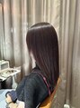 ヘアエジェリプリム (hair&spa egerie prime) バイオレット系のカラーで艶も出て色味も楽しめます