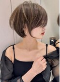 大人美人ショート/イメチェンヘアスタイル/ワイドバング