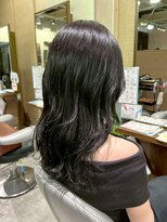 ユーアンボワーズ(U-AMBOISE) ツヤ感ダークレイヤーミディ【寝屋川/髪質改善/白髪ぼかし】