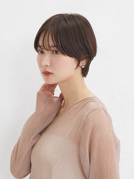アーサス ヘアー デザイン 鎌ヶ谷店(Ursus hair Design by HEADLIGHT) ショートボブ暗めカラーグランマッシュオリーブグレーブラウン