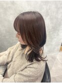 モカブラウン×大人くびれロブ