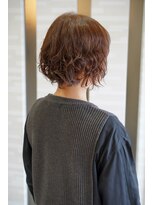 ムゥフ ヘアーアンドアイラッシュ(mouf hair&eyelash)&nbsp;【50・60代】エフォートレスモカウェーブボブ