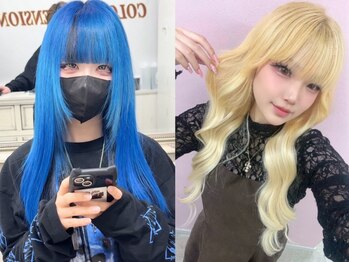 ディーシー 渋谷店(D.C)の写真/【学割3000円引】渋谷最安エクステ80本￥6490【巻ける最高級エクステ60本￥10990】カラー同時施術OK￥4990