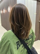 パルス ヨコハマ(PULSE yokohama)&nbsp;横浜髪質改善ミディアム韓国レイヤーハッシュカットブラウン