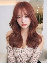 アジールヘア 池袋東口店(agir hair)&nbsp;ブリーチダブルカラーピンクベージュワンホンレイヤー　池袋