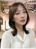【くびれミディアム×結んでも可愛い顔まわり】(東京駅)
