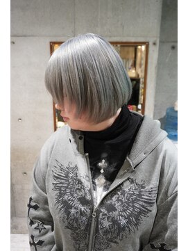 シィーム(cime) ホワイトシルバー ハイトーンカラー