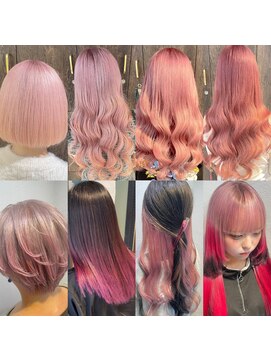 アジールヘア 池袋東口店(agir hair) 透明感/ホワイトピンク/ピンクカラー/デザインカラー/池袋東口
