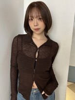 ローネス 銀座(LONESS)&nbsp;くびれるレイヤーボブグレージュ20代30代40代大人ボブレイヤー