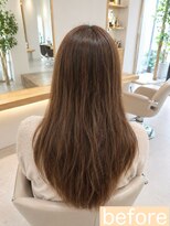 ラヴィズム 松崎店(LUVISM) 髪質改善前|広がり・うねりが気になる状態