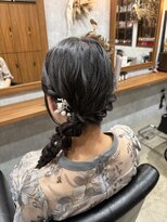 カフェアンドヘアサロン リバーブ(cafe&hair salon re:verb)&nbsp;編みおろし