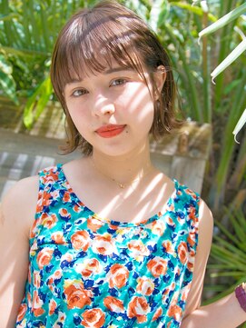 ルティア 池袋(Lutia) 軽やかにみせるエアリーボブ