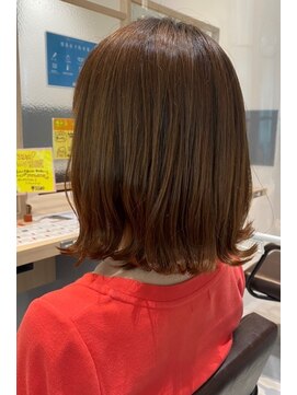 バサ 鷺ノ宮店(BASSA) 【庭野 スタイル】外ハネボブ×ツヤ髪スタイル