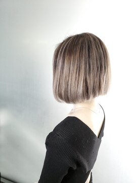 ヘアメイク フォックス 錦店(hair make FOX) ワンレンボブ×透明感カラー