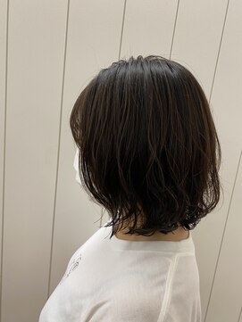 アドラーブル 万代店 (adorable) 【ゆるふわパーマ】柔らか大人ボブ10代20代30代