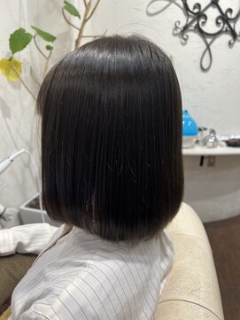 ローグヘアー 綾瀬店(Rogue HAIR) ダークネイビー×ボブ【綾瀬美容室】 《Rogue　柴崎》