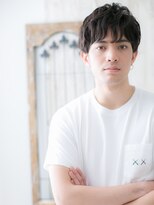 モッズヘアメン 名護大東店(mod's hair men) ≪mod's men≫ラフなニュアンスパーマ☆くせ毛束感ショートa