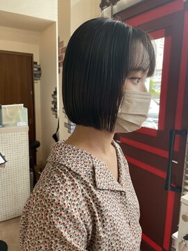 カットウェルズ粟殿店(Cut Well's smile&peace) ボブ 奈良 cut wells 粟殿