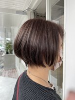 ホワイトストーン WHITE STONE&nbsp;熊本ショートカット簡単スタイリング30代40代ヘアスタイル