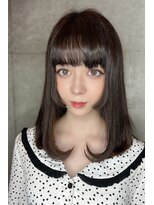 リークフー(Ree cu fuu)&nbsp;10代20代30代40代 前髪　内巻きミディアム　姫カット　藤沢