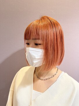 ルシードスタイルソレイユ(LUCIDO STYLE SOLEIL) 【ハイトーン】【オレンジ】【ボブ】