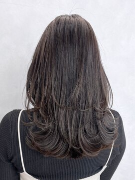 アイティー バイ アルバム 中野店(IT by ALBUM) 大人ロングレイヤー_マチルダボブピンクベージュ_ba463352