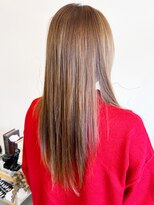 レポヘアー(Repos hair)&nbsp;20代30代40代髪質改善カラーアッシュベージュ艶感ストレート