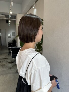 シュリー(SRee) ブリーチなしカラー/透明感カラー/ミニボブ