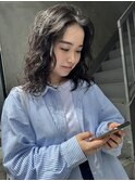 bibito ウェーブパーマ　くるくるパーマ　ミディアムパーマ