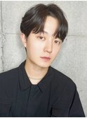 シースルーマッシュ韓国マッシュカルマパーマダウンパーマ