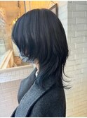【ブルーベージュ/ロング/似合わせボブ】#Ameri