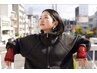 カット＋地毛風縮毛矯正＋蜜トリートメント※ロング料金別途