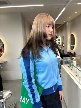 ソル ジングウマエ(SOL JINGUMAE) ミルクティーベージュ×ブラウン《ルーツカラー