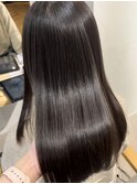 透明感グレージュ/髪質改善トリートメント/艶髪/暗めカラー