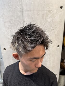 リベルテ グリット(Liberte Grit) ジェットモヒカン金メッシュ10代短髪メッシュブリーチ眉毛メンズ