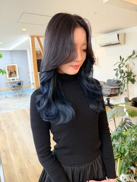 オアシス(oasis) インナーカラーブルージュ/松本市美容室