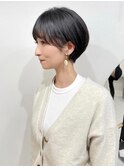 ショートボブ/簡単スタイリング/丸みショート/可愛い/20代30代