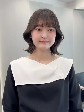 ロンド ブランシュ 錦糸町北口(Lond blanche) ミニウルフレイヤーカット顔周り前髪韓国ショートボブ/錦糸町