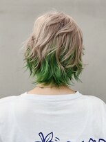 ギークス(GEEKS)&nbsp;【GEEKS渋谷】デザインインナーカラー/ハイトーン/ウルフ/派手髪