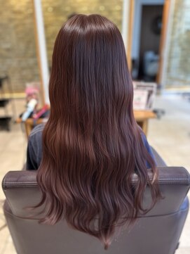 ビーハイブ 一番町店 アヴェダ(BEHIVE) イエベの方にオススメカラー！　大人可愛いピンクブラウン