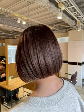 ムード(MOOD,) 暗めカラー/グランマッシュ[レイヤーカット/髪質改善/銀座]