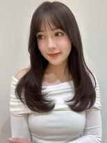 バイオレット 横浜店(Violet)&nbsp;ロングレイヤーカット内巻きレイヤーココアブラウン KA-108