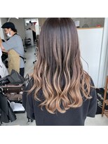 ラル(Lull)&nbsp;他店様お直しバレイヤージュbefore after /個室/マンツーマン