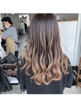 ラル(Lull) 他店様お直しバレイヤージュbefore after /個室/マンツーマン