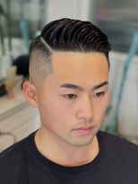 ナインティーファイブヘアー(95 HAIR NINETY FIVE HAIR)&nbsp;ハイフェードのサイドパート