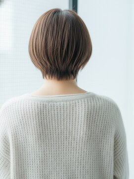 フレイムス ヘアアンドリラックス 赤羽店(Frames hair&relax) 大人可愛い丸みショート20代30代40代◎前髪あり小顔ボブ赤羽