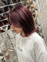 ラブスタシー 京都河原町店(lovestasy)&nbsp;ブリーチなしダブルカラー/ワインレッド